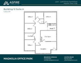 31368 Nichols Sawmill Rd, Magnolia, TX à louer Plan d’étage– Image 2 sur 2