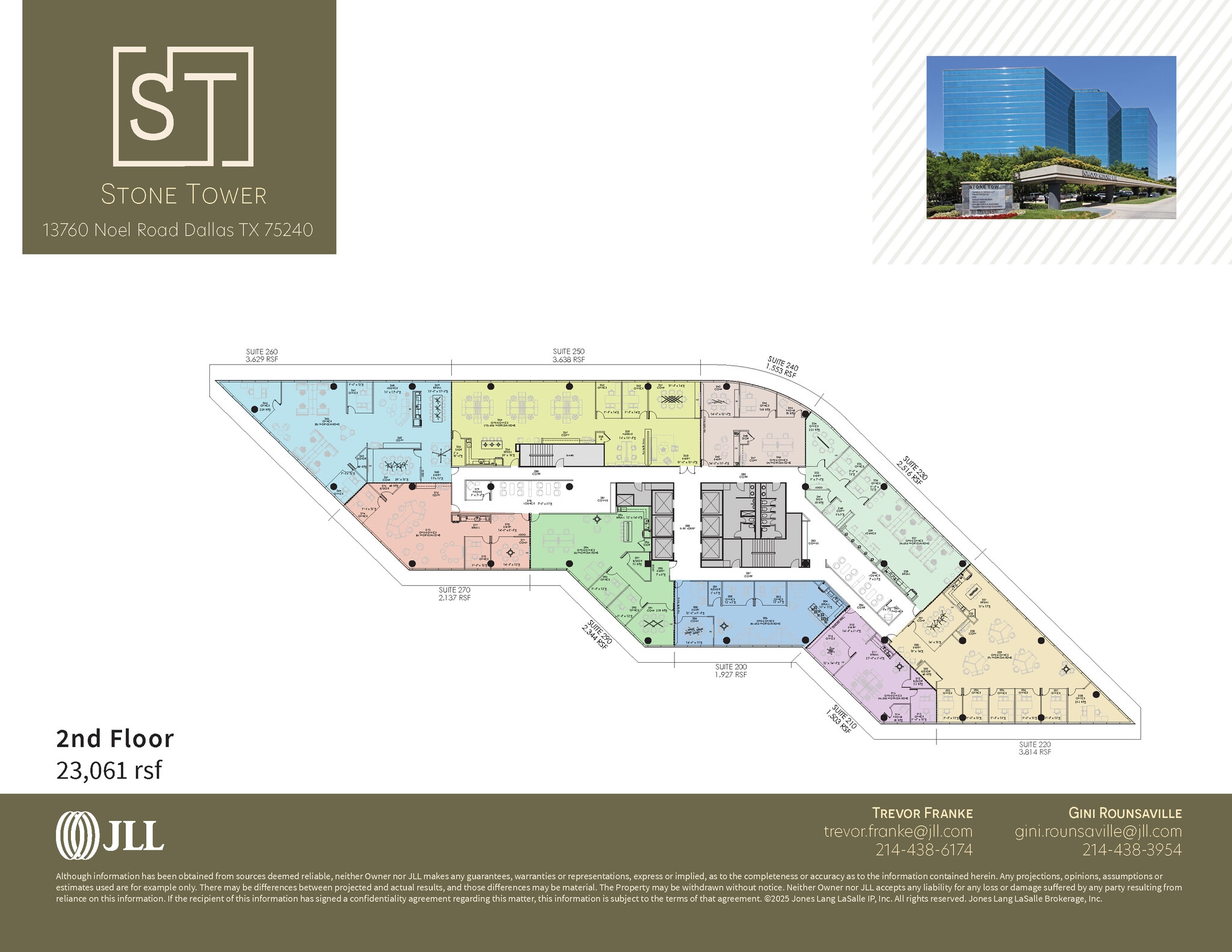 13760 Noel Rd, Dallas, TX à louer Plan d’étage– Image 1 sur 1