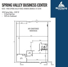4440-4460 Spring Valley Rd, Dallas, TX à louer Plan d’étage– Image 1 sur 1