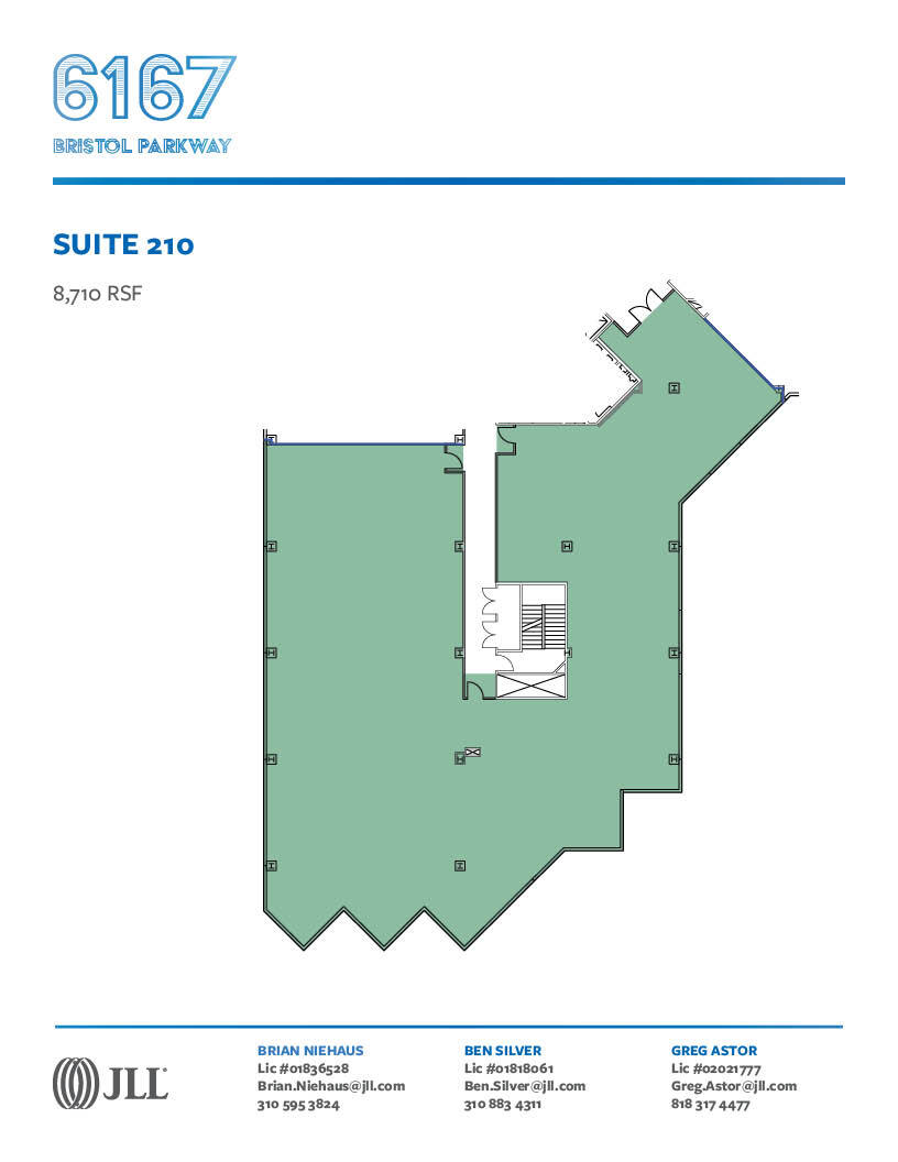 6167 Bristol Pky, Culver City, CA à louer Plan d’étage– Image 1 sur 1