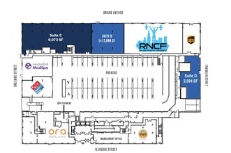 320 W Illinois St, Chicago, IL à louer Plan de site– Image 2 sur 2