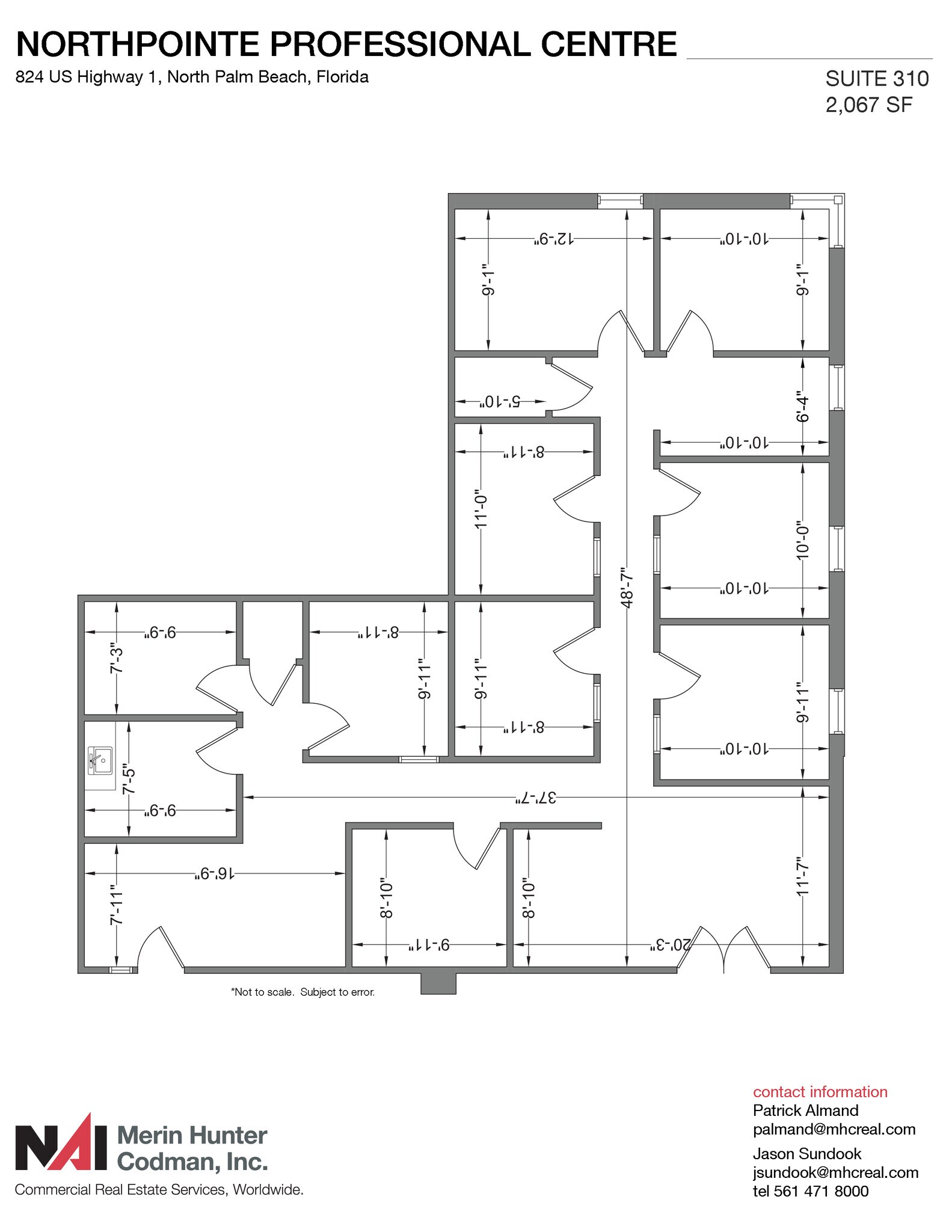 824 US Highway 1, North Palm Beach, FL à louer Plan d’étage– Image 1 sur 6