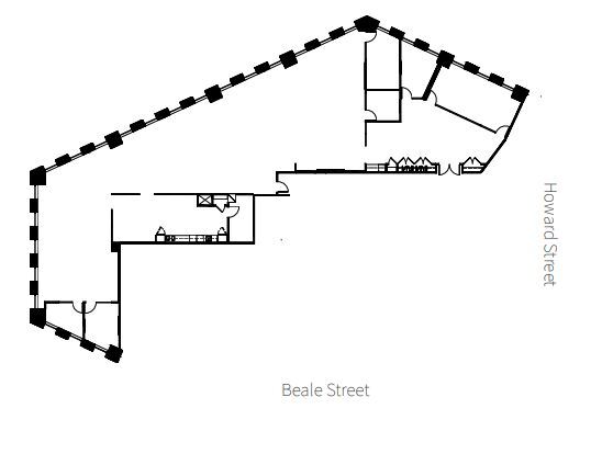 201 Mission St, San Francisco, CA à louer Plan d’étage– Image 1 sur 1