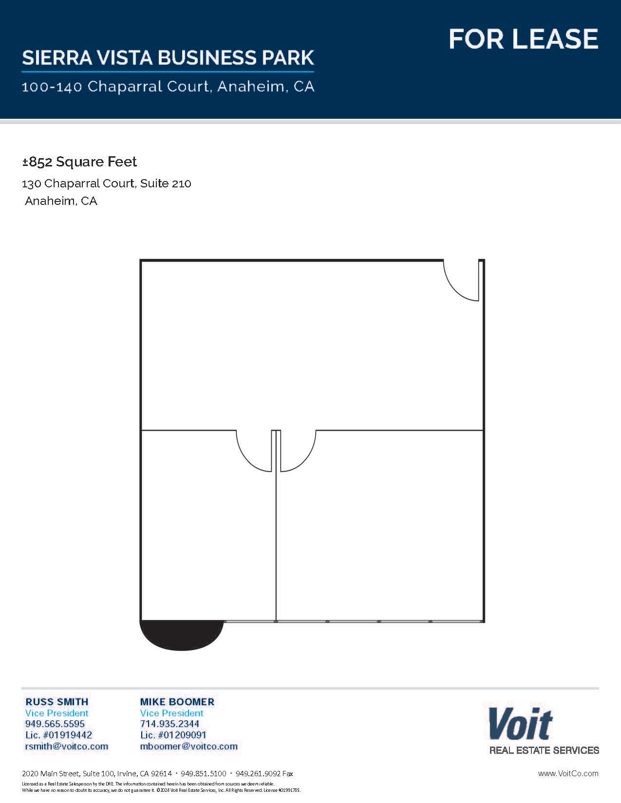 130 Chaparral Ct, Anaheim, CA à louer Plan d’étage– Image 1 sur 1