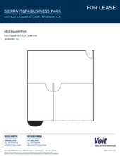 130 Chaparral Ct, Anaheim, CA à louer Plan d’étage– Image 1 sur 1