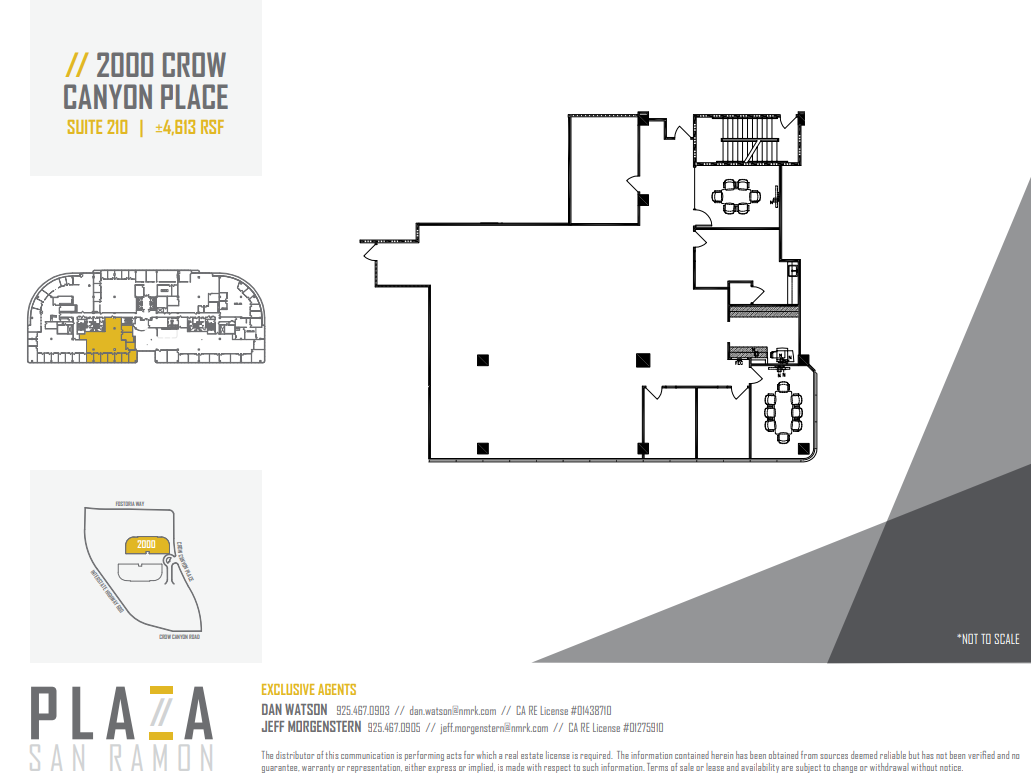 2010 Crow Canyon Pl, San Ramon, CA à louer Plan d’étage– Image 1 sur 1
