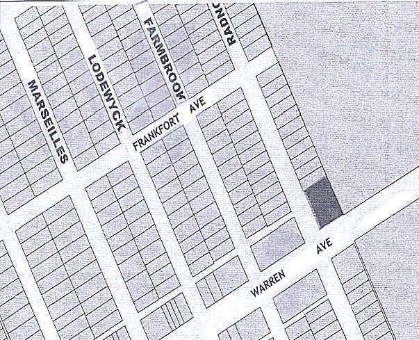 18101-18111 E Warren Ave, Detroit, MI à louer - Plan cadastral – Image 2 sur 2
