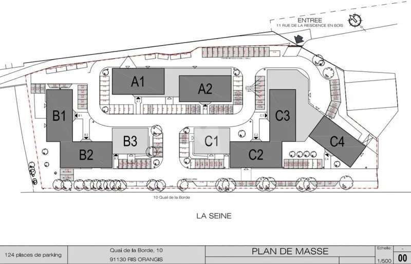 10 Quai De La Borde, Ris-Orangis à louer - Plan de site – Image 3 sur 3