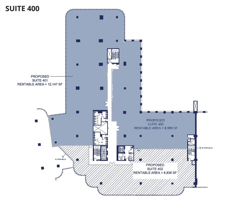 10-20 York Mills Rd, Toronto, ON à louer Plan d’étage– Image 1 sur 1