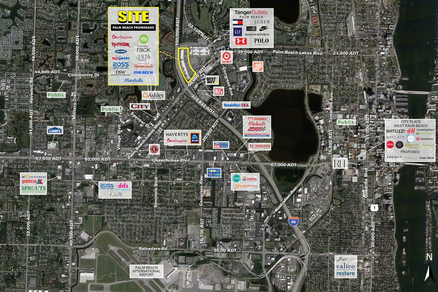 1801 Palm Beach Lakes Blvd, West Palm Beach, FL à louer - Photo de l’immeuble – Image 1 sur 7