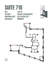 2 Carlton St, Toronto, ON à louer Plan d’étage– Image 1 sur 1