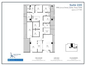 3900 Junius St, Dallas, TX à louer Plan d’étage– Image 1 sur 1