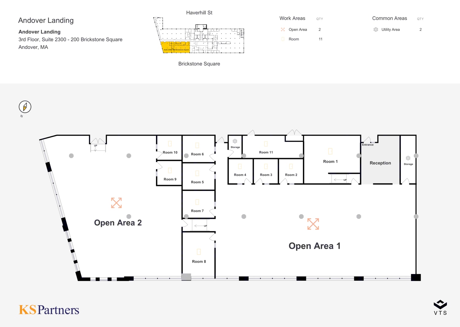 100 Brickstone Sq, Andover, MA à louer Plan d’étage– Image 1 sur 1
