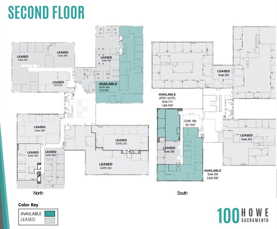 100 Howe Ave, Sacramento, CA à louer Plan d’étage– Image 1 sur 1
