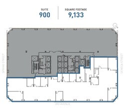 1111 3rd Ave, Seattle, WA à louer Plan d’étage– Image 1 sur 2