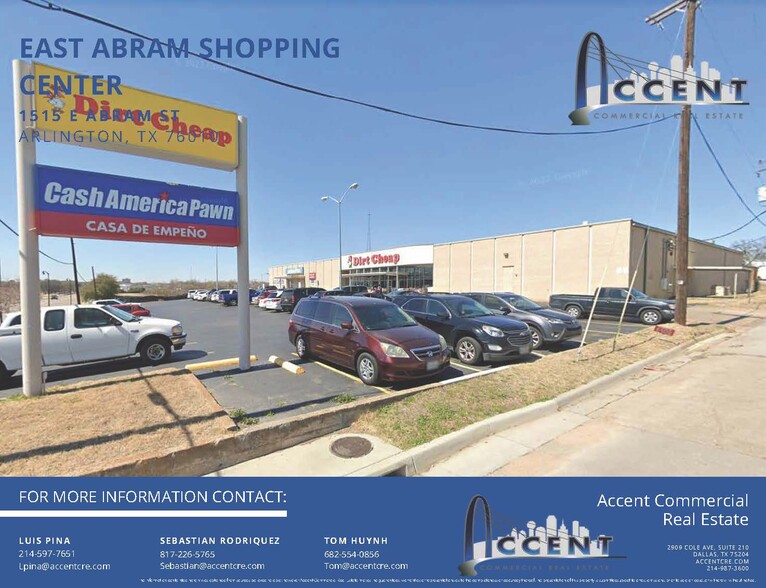 1515 E Abram St, Arlington, TX à vendre - Photo de l’immeuble – Image 1 sur 5