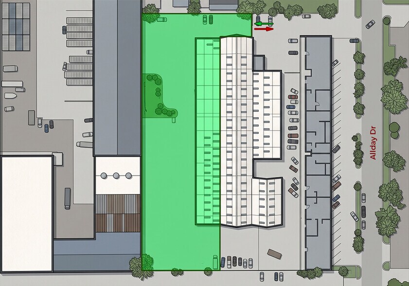 5890 Allday Dr, Houston, TX à louer - Plan de site – Image 2 sur 7