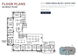 9915 Mira Mesa Blvd, San Diego, CA à louer Plan d’étage– Image 1 sur 1