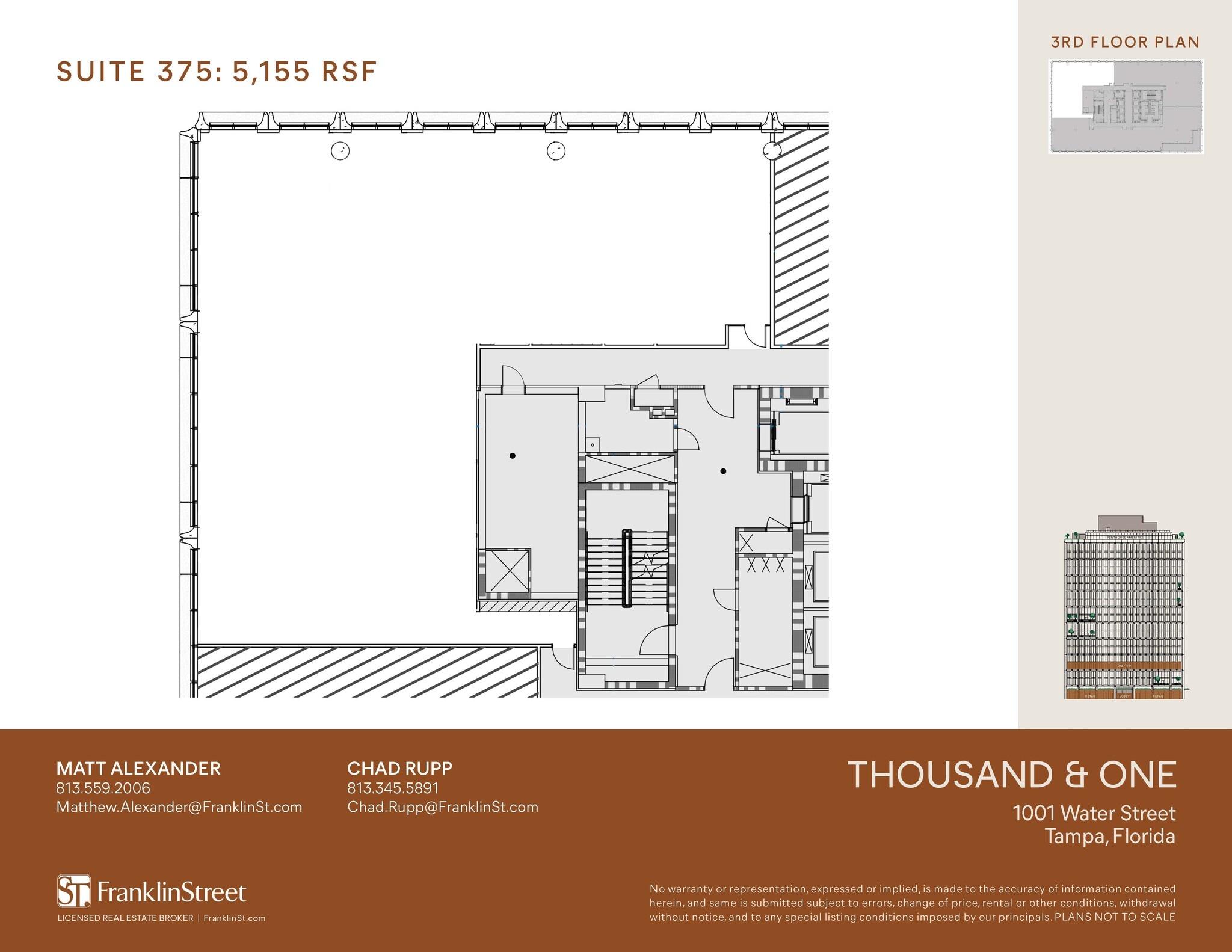 1001 Water St, Tampa, FL à louer Plan d’étage– Image 1 sur 1
