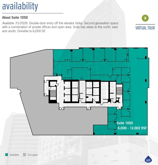 655 W Broadway, San Diego, CA à louer Plan d’étage– Image 1 sur 1