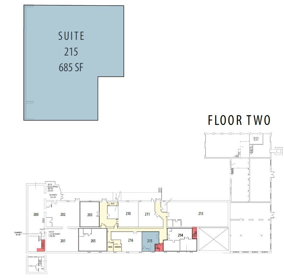 5840-5890 Airport Way S, Seattle, WA à louer Plan d’étage– Image 1 sur 1