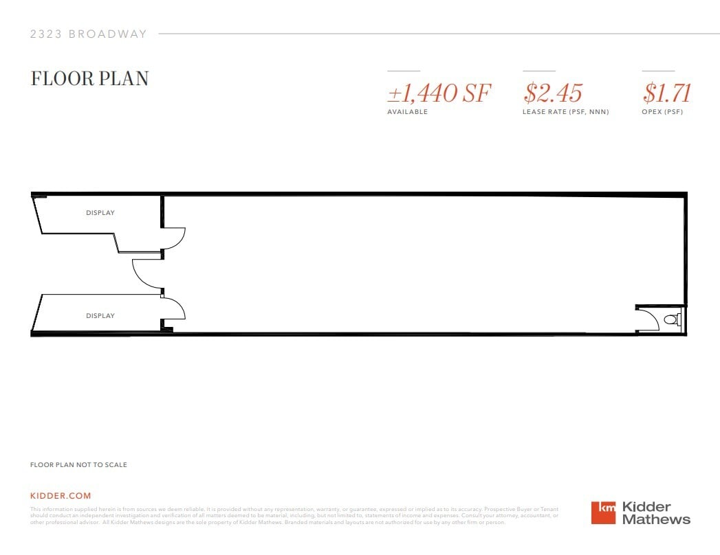 2323 Broadway St, Redwood City, CA à louer Plan d’étage– Image 1 sur 1
