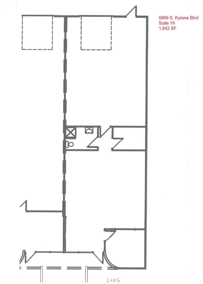 5865 S Kyrene Rd, Tempe, AZ à louer Plan d’étage– Image 1 sur 1
