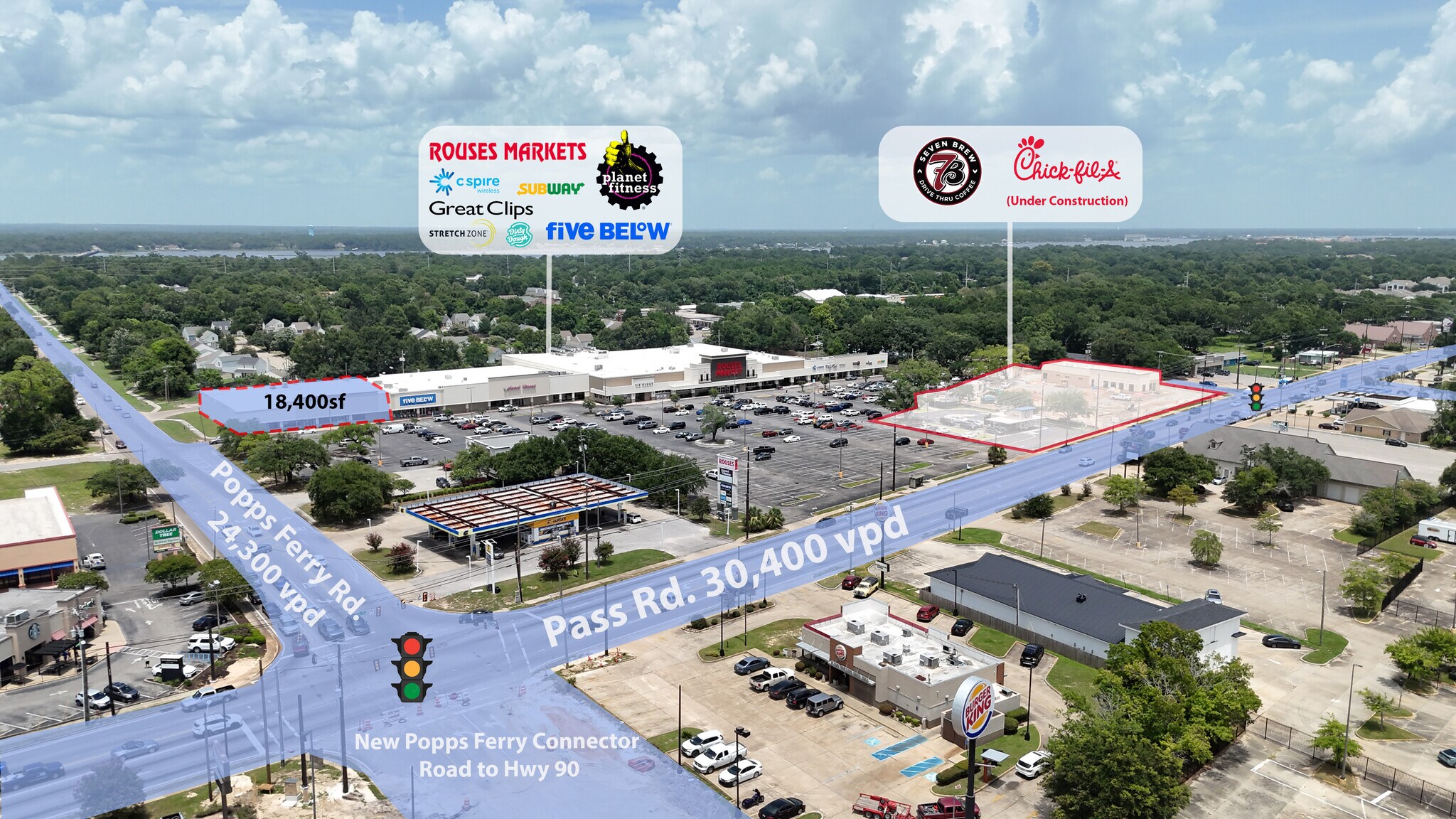 2384 Pass Rd, Biloxi, MS à louer Photo de l’immeuble– Image 1 sur 9