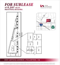 3801 Artesia Ave, Fullerton, CA à louer Plan d’étage– Image 2 sur 2