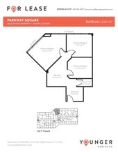 801 E Plano Pky, Plano, TX à louer Plan d’étage– Image 1 sur 1