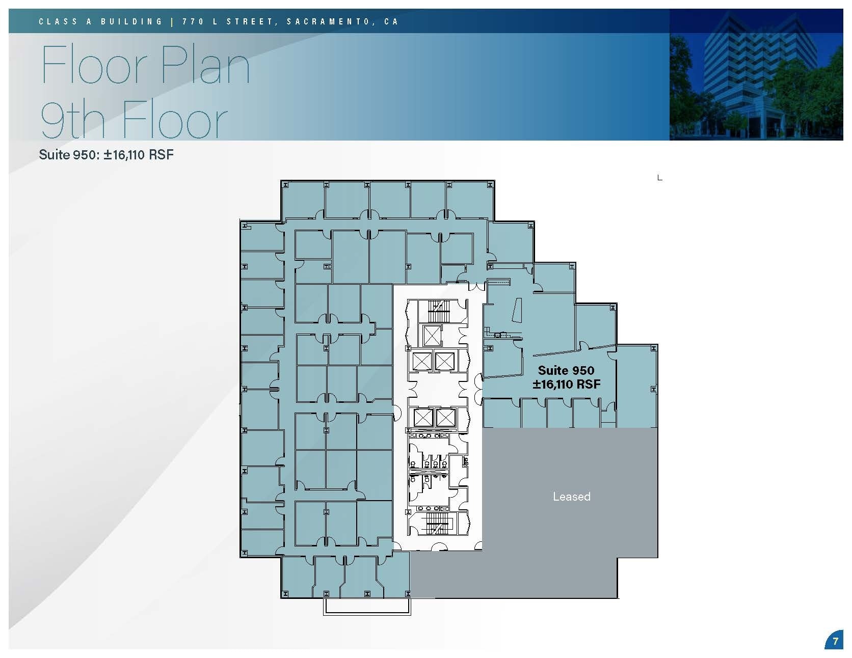 770 L St, Sacramento, CA à louer Plan d’étage– Image 1 sur 1
