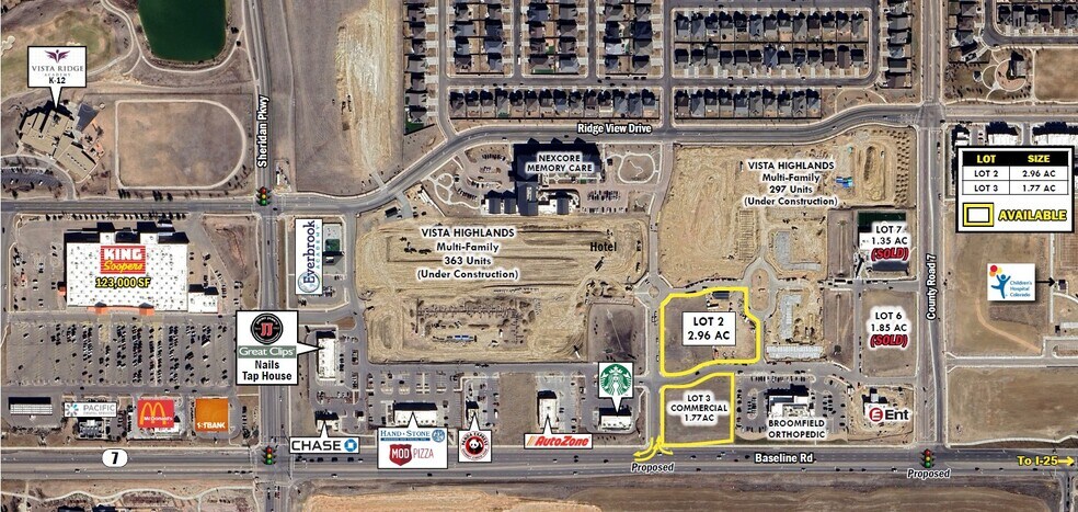 Hwy 7 & County Road 7, Broomfield, CO à louer - Photo principale – Image 1 sur 1