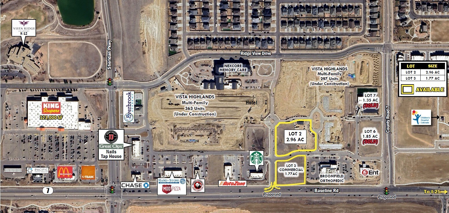 Hwy 7 & County Road 7, Broomfield, CO à louer Photo principale– Image 1 sur 2