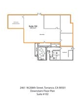 2461 W 208th St, Torrance, CA à louer Plan de site– Image 1 sur 1