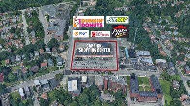 2134-2158 Brownsville Rd, Pittsburgh, PA - VUE AÉRIENNE  vue de carte
