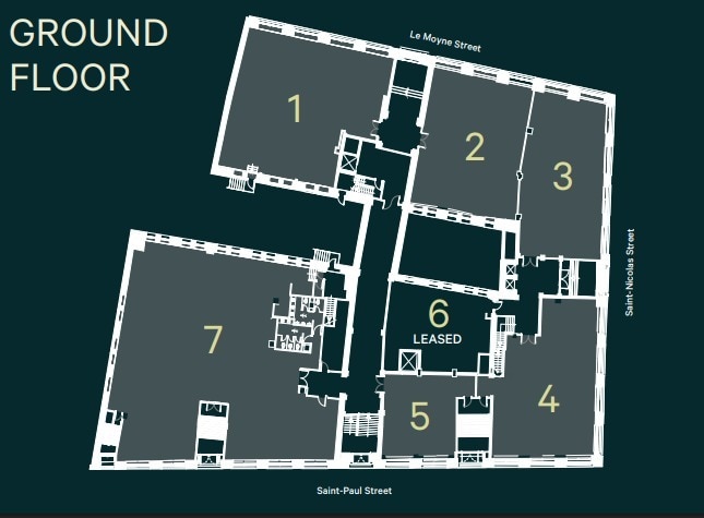 410 Rue Saint-Nicolas, Montréal, QC à louer Plan d’étage– Image 1 sur 1