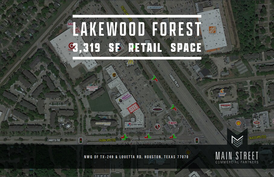 21127-21183 State Highway 249, Houston, TX à louer - Photo principale – Image 1 sur 3