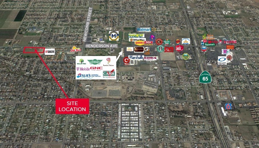 SWQ Henderson & Newcomb St, Porterville, CA à louer - Photo de l’immeuble – Image 2 sur 3