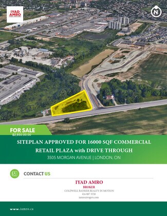 Plus de détails pour 3505 Morgan Cres, London, ON - Terrain à vendre