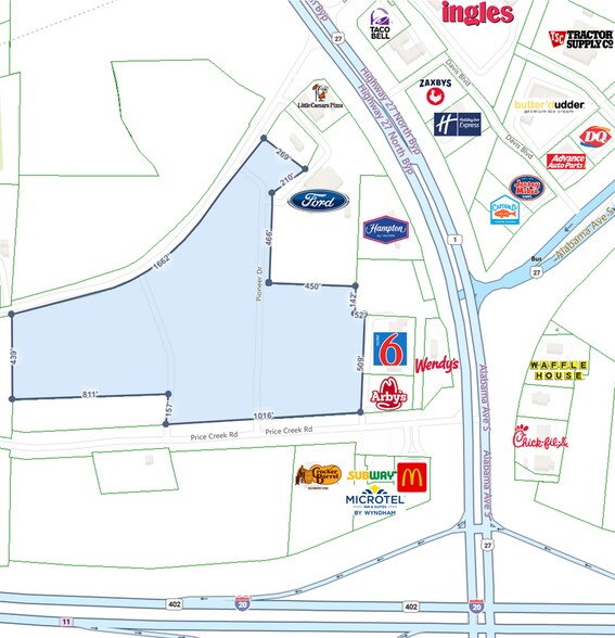Interstate 20 & Highway 27, Bremen, GA à vendre - Photo principale – Image 1 sur 3