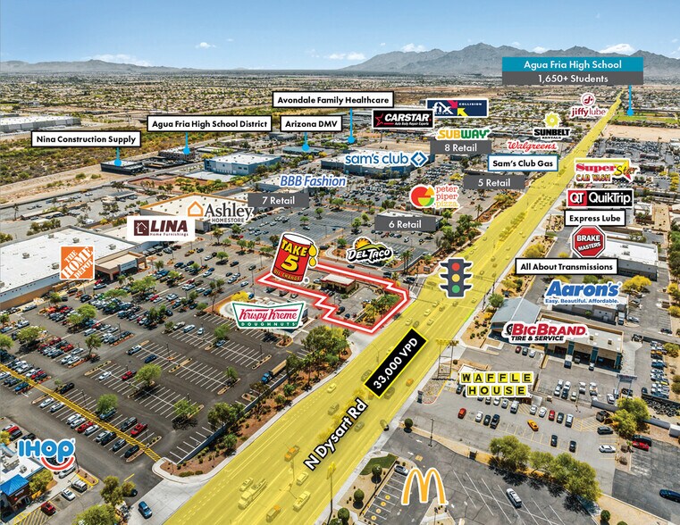 1485 N Dysart Rd, Avondale, AZ à vendre - Aérien – Image 2 sur 5