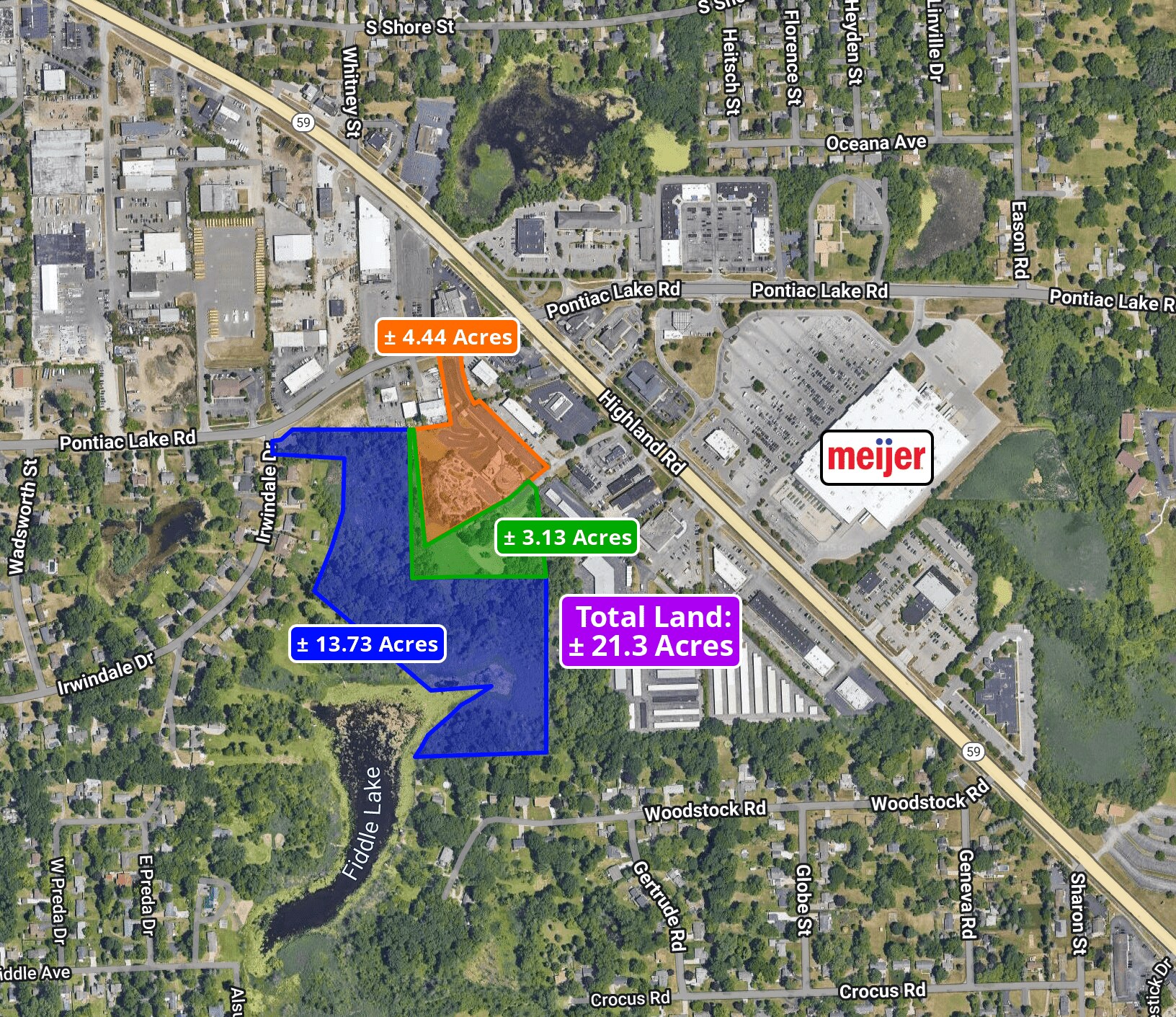 Highland Rd, Waterford, MI à vendre Aérien– Image 1 sur 3