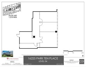 16225 Park Ten Pl, Houston, TX à louer Plan d’étage– Image 1 sur 2