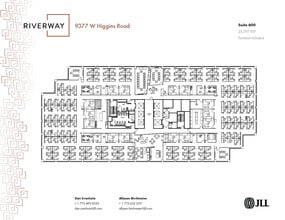 9377 W Higgins Rd, Rosemont, IL à louer Plan d’étage– Image 1 sur 1