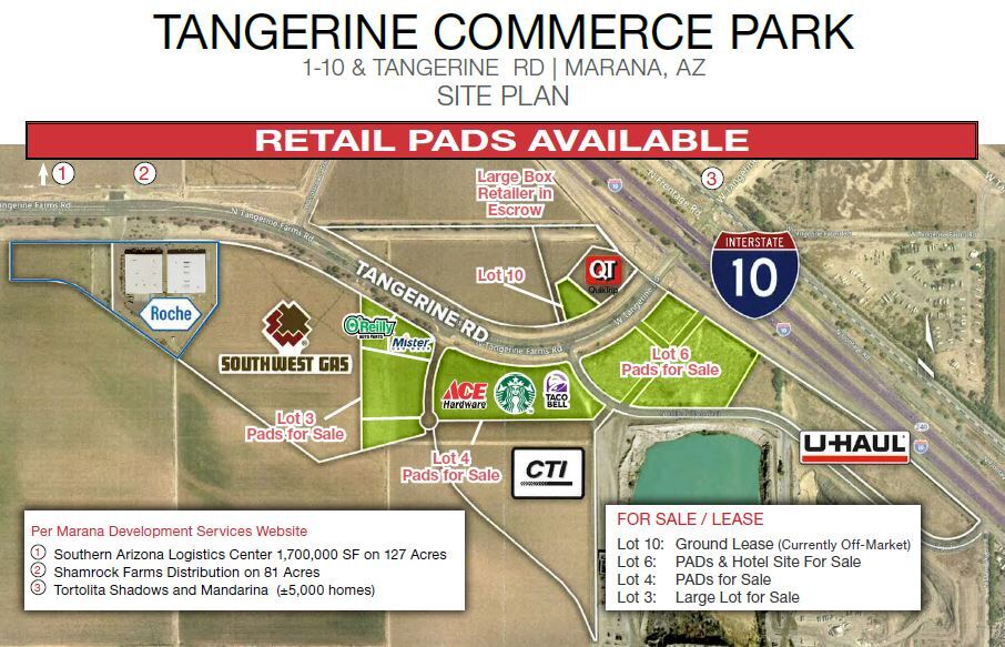 Tangerine & I-10, Marana, AZ à vendre Photo de l’immeuble– Image 1 sur 4