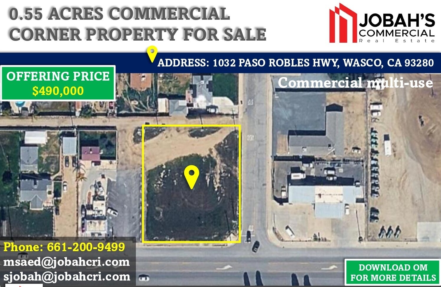 1032 Paso Robles Hwy, Wasco, CA à vendre Photo de l’immeuble– Image 1 sur 7