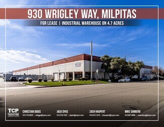 Plus de détails pour 930 Wrigley Way, Milpitas, CA - Industriel/Logistique à louer