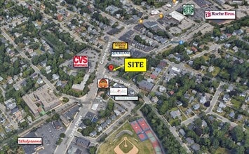 1942 Centre St, West Roxbury, MA - Vue aérienne  vue de carte