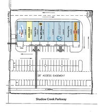 11601 Shadow Creek Pky, Pearland, TX à louer Plan de site– Image 1 sur 1
