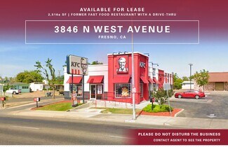 Plus de détails pour 3846 N West Ave, Fresno, CA - Local commercial à louer